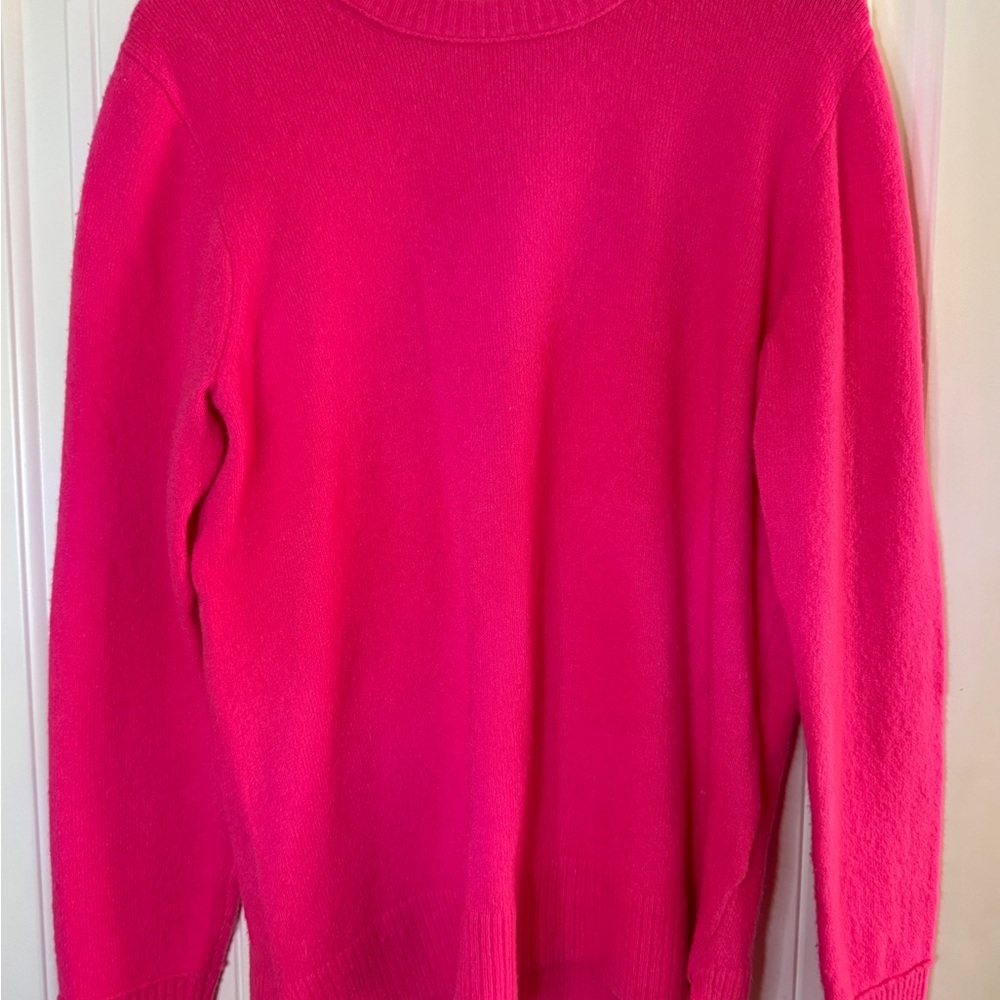 J Crew Vibrant Pink Women's Sweater